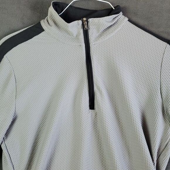 Lauren Ralph Lauren Active Women's S/XL 1/4 Zip Pullover Jacket Gray Lightweight - Picture 4 of 10
